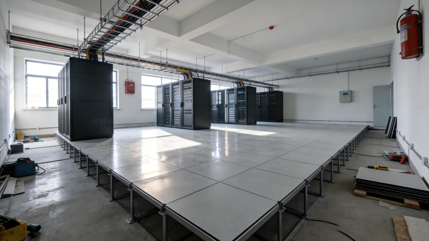 静电地板施工全过程 林德纳